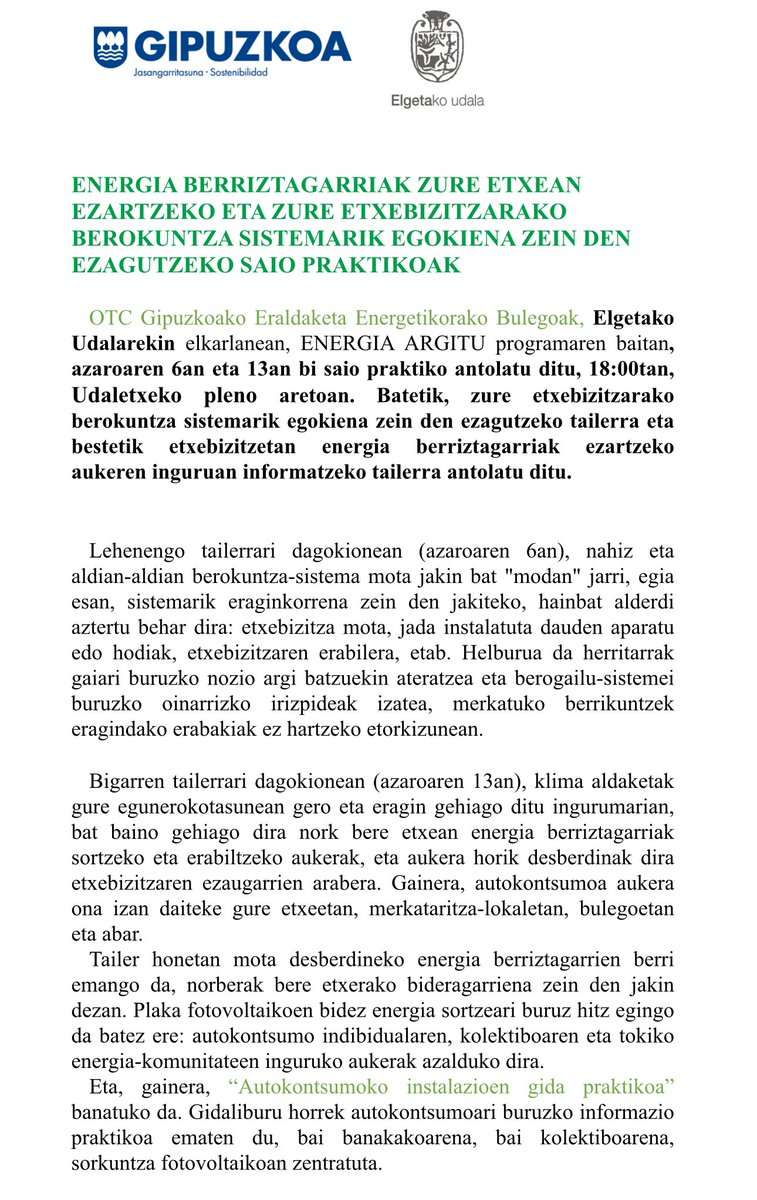 Elgetako Udala #Elgeta tweet media