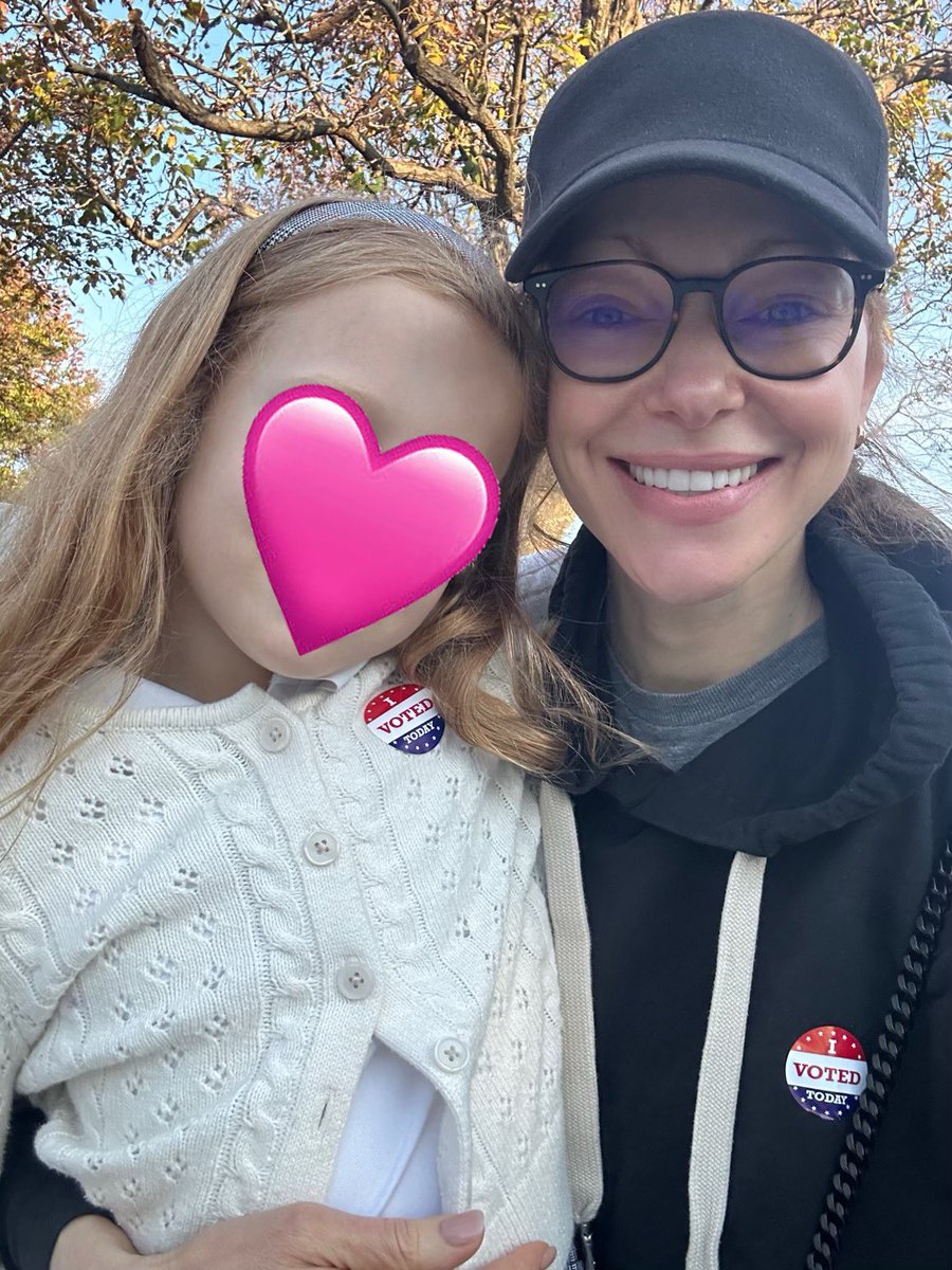 LauraPrepon's tweet photo. Making our voices heard! Make sure to get out and vote! https://t.co/xhzNYE0gG8