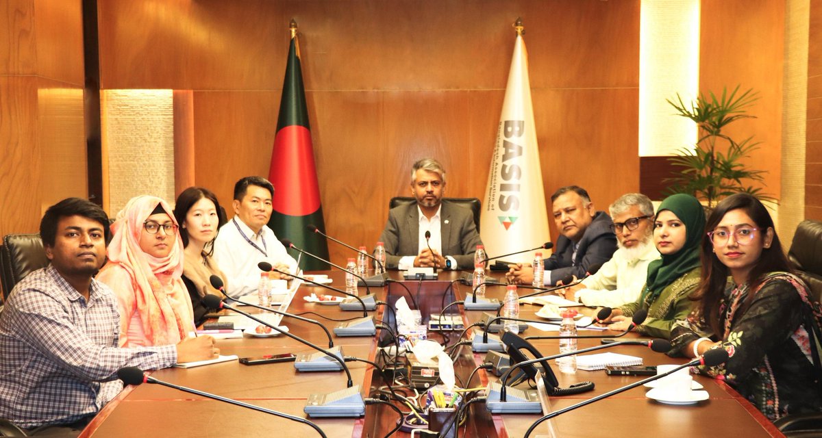 BASIS_BD's tweet photo. On November 05, 2024, a meeting was held between BASIS and JICA at the BASIS Boardroom on the Training methodology under the B-TopSE program. https://t.co/YqDZm4aPVf