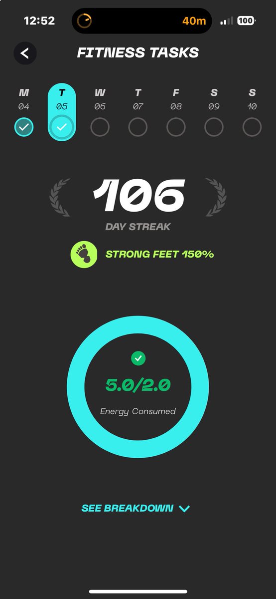 TheGreekQue3n's tweet photo. Daily check in!
#STEPNGO
@Stepnofficial
#fsl #betatest #fitness #movetoearn #wellness #walktoearn #stepn #stepngoer #stepngreece #stepnaustria #stepngermany #walk #run #crypto #web3 #gmt #GGT #sport #STEPNEveryDay #STEPNisFamily #fslchampion https://t.co/Bm9Gjkd8Ka