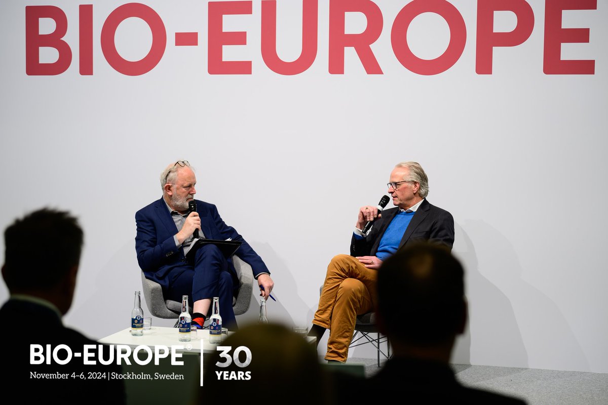 Enjoyed interviewing Benedikt von Braunmühl, CEO of Rentschler Biopharma  in a fireside chat at #BioEurope