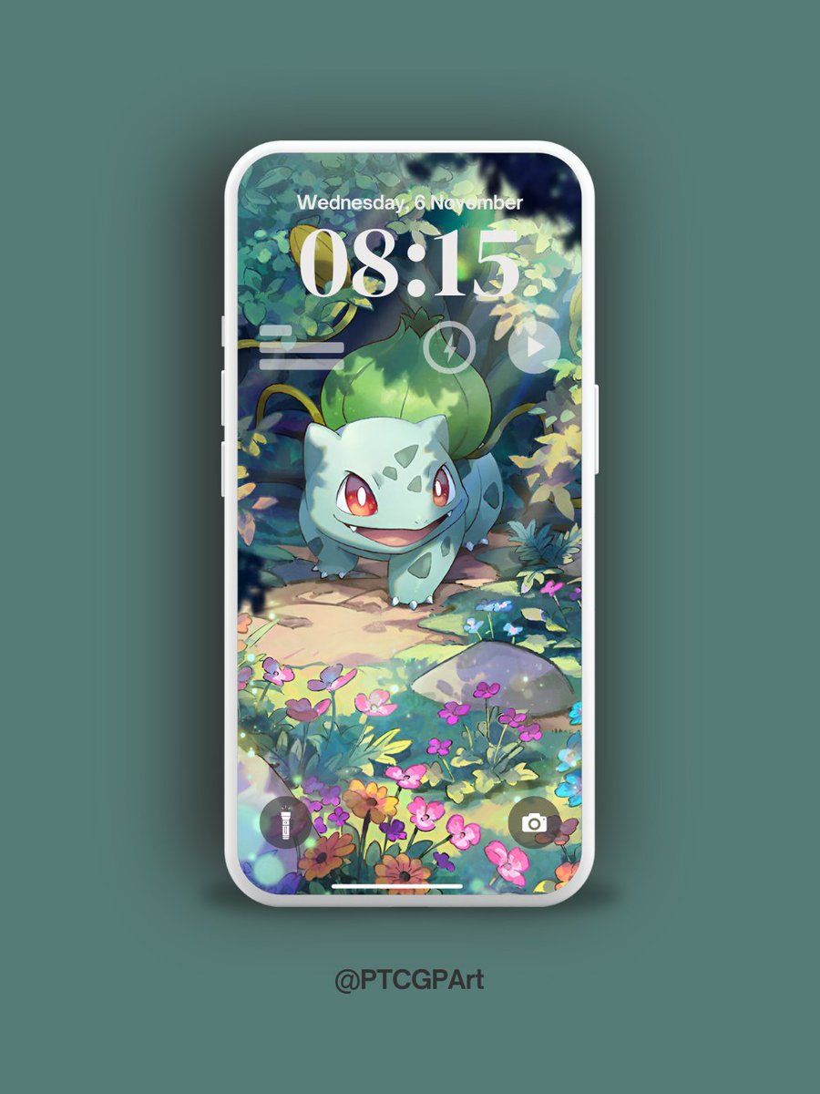 PTCGPArt's tweet photo. Time has come, choose your starter!

Starter Wallpaper #1 - Bulbasaur 🌿

#PokemonTCG #Textless #Illustration #Wallpaper #iPhone https://t.co/lchhBWGwTH