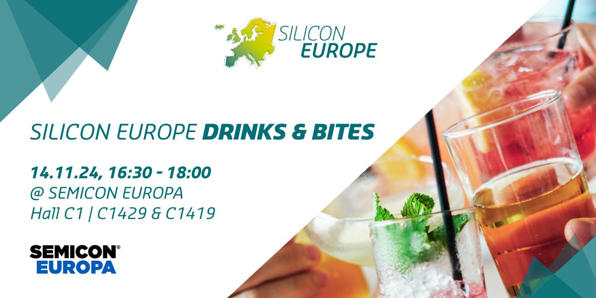 Silicon Europe (@silicon_europe) on Twitter photo 🌍 Excited to attend #SEMICONEuropa 2024 in Munich, Nov 12-15!
🤝 Meet 60+ companies at our partners <a href="/hightechnl/">High Tech NL</a> & <a href="/Silicon_Saxony/">Silicon Saxony</a>'s stands!
🍸 Join us for a cocktail on Nov 14!
More info here:
silicon-europe.eu/events/events/… 🌍 Excited to attend #SEMICONEuropa 2024 in Munich, Nov 12-15!
🤝 Meet 60+ companies at our partners <a href="/hightechnl/">High Tech NL</a> & <a href="/Silicon_Saxony/">Silicon Saxony</a>'s stands!
🍸 Join us for a cocktail on Nov 14!
More info here:
silicon-europe.eu/events/events/…