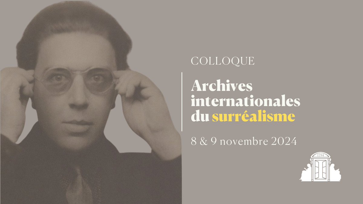 École normale supérieure | PSL (@ens_ulm) on Twitter photo 📚🎨🃏 Né en 1924 avec la publication du « Manifeste » d'André Breton, le #surréalisme célèbre ses 100 ans. A cette occasion, l'ENS <a href="/psl_univ/">Université PSL</a>, l'<a href="/Ecoledeschartes/">École des chartes | PSL</a> et le <a href="/CentrePompidou/">Centre Pompidou</a> organisent un colloque les 8 & 9/11.
En savoir + 👉 psl.pulse.ly/j2alehkocj
#ExpoSurréalisme 📚🎨🃏 Né en 1924 avec la publication du « Manifeste » d'André Breton, le #surréalisme célèbre ses 100 ans. A cette occasion, l'ENS <a href="/psl_univ/">Université PSL</a>, l'<a href="/Ecoledeschartes/">École des chartes | PSL</a> et le <a href="/CentrePompidou/">Centre Pompidou</a> organisent un colloque les 8 & 9/11.
En savoir + 👉 psl.pulse.ly/j2alehkocj
#ExpoSurréalisme