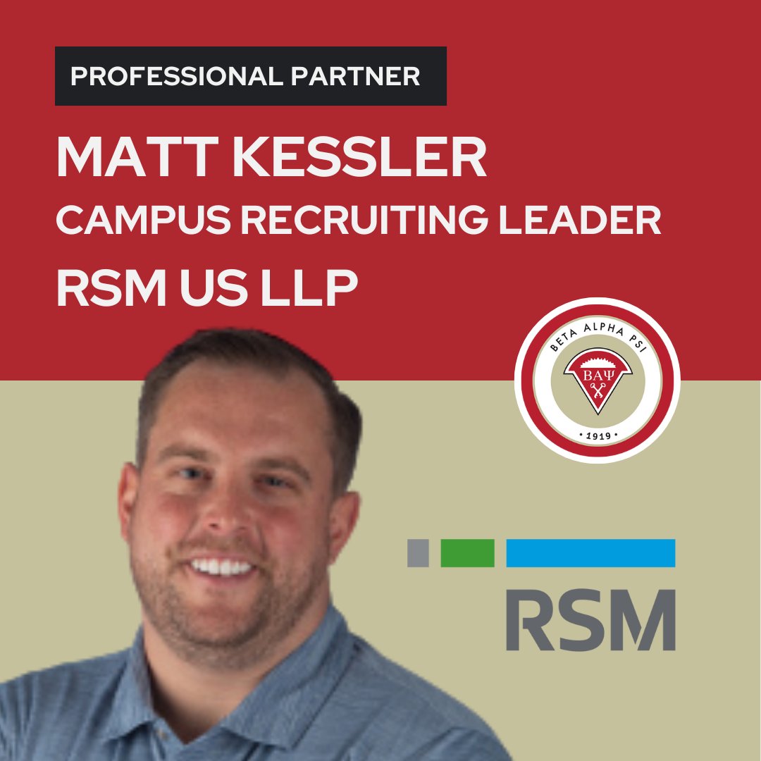 🌟 **Professional Partner Tuesday Spotlight** 🌟 On this Professional Partner Tuesday, we're thrilled to spotlight an incredible supporter: Matt Kessler, Campus Recruiting Leaders at RSM US LLP.🌟ow.ly/2SFX50R1pg6