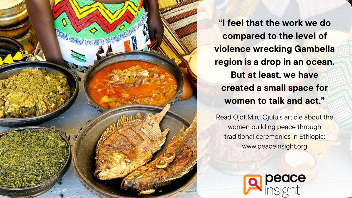 ☕Many people find solace in a good cup of coffee. In the Gambella region of Southwest Ethiopia, traditional coffee ceremonies are a space for peace to bloom. 
Read the full article from <a href="/OjotMiru/">Dr. Ojot Miru Ojulu</a> ➡️ow.ly/h6WU50TNyy7