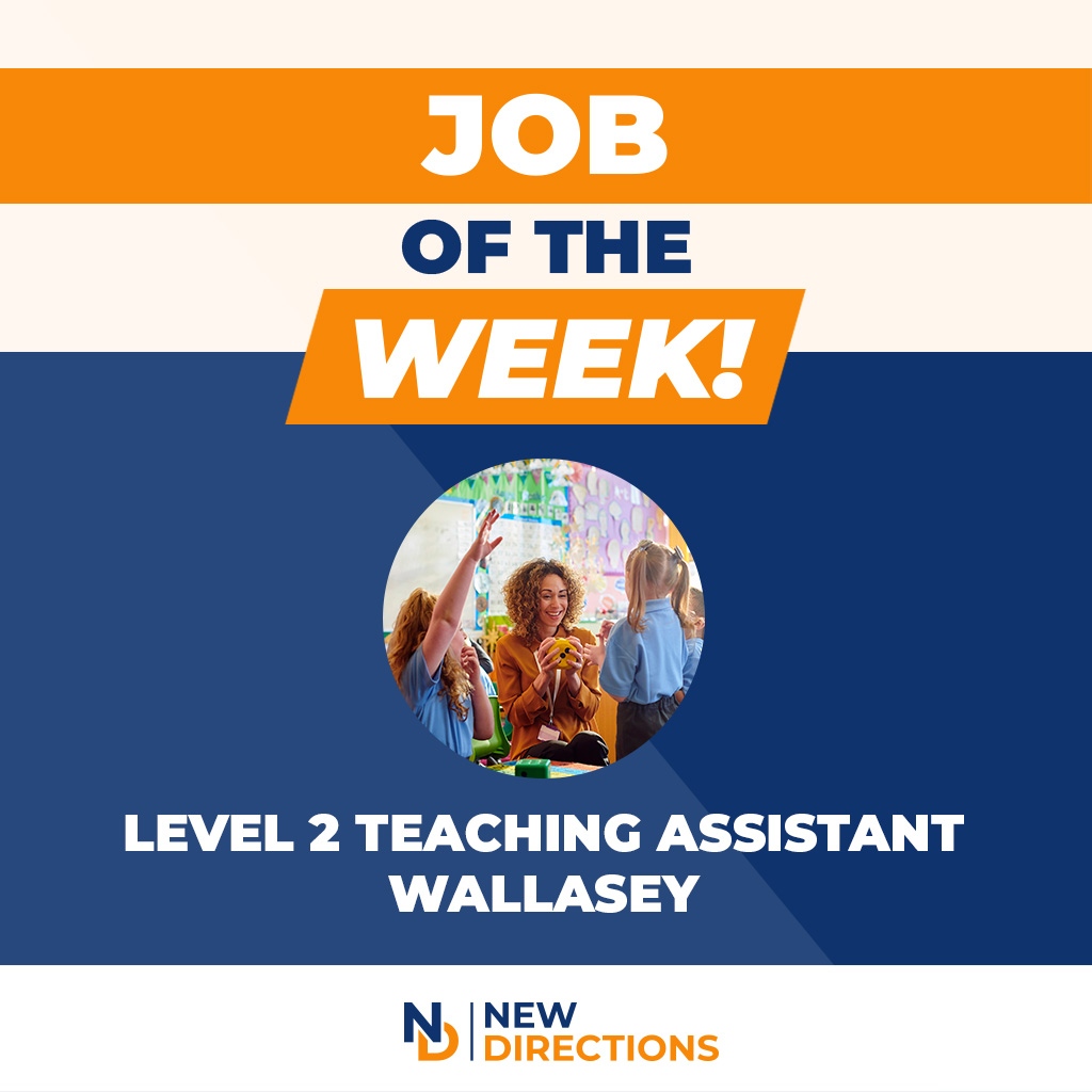Looking for your next teaching adventure? Check out our featured role in Wallasey, England that could be the perfect fit for you! 📚✨

To apply or learn more about the role, click here 👉new-directions.co.uk/education/jotw…
 
#TeachingJobs #NewDirectionsEducation