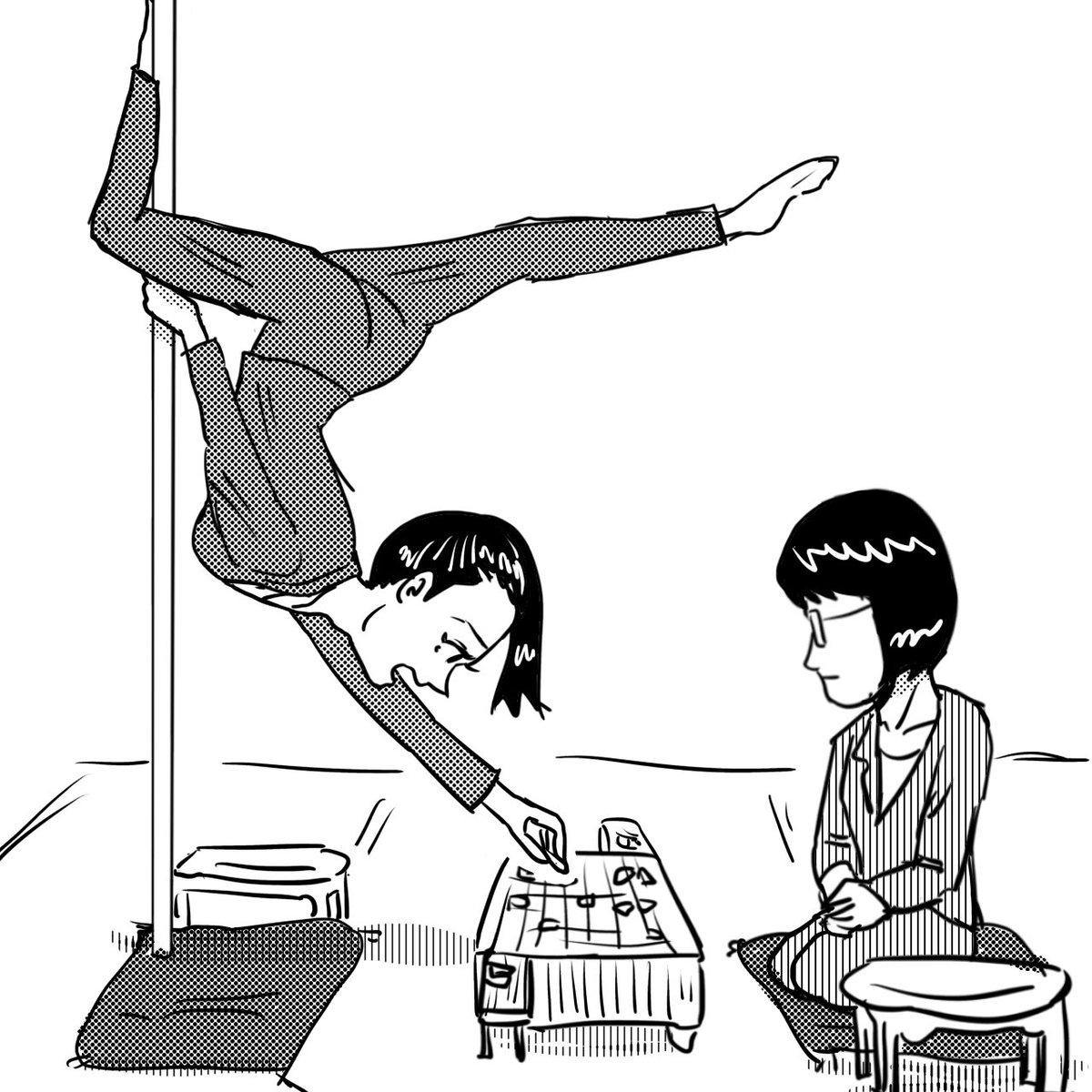 元ポールダンサーの女流棋士

#漫画 #漫画が読めるハッシュタグ 
