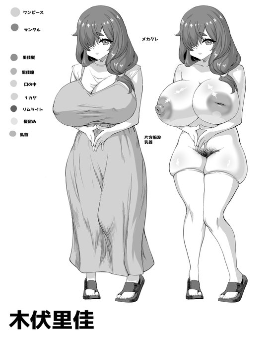 そして新規キャラクターのママキャラ二人です!
ぜんいんむちむち巨乳、デカ乳輪、
男1人に女性複数のハーレムセックス成年漫画です!
2/3 