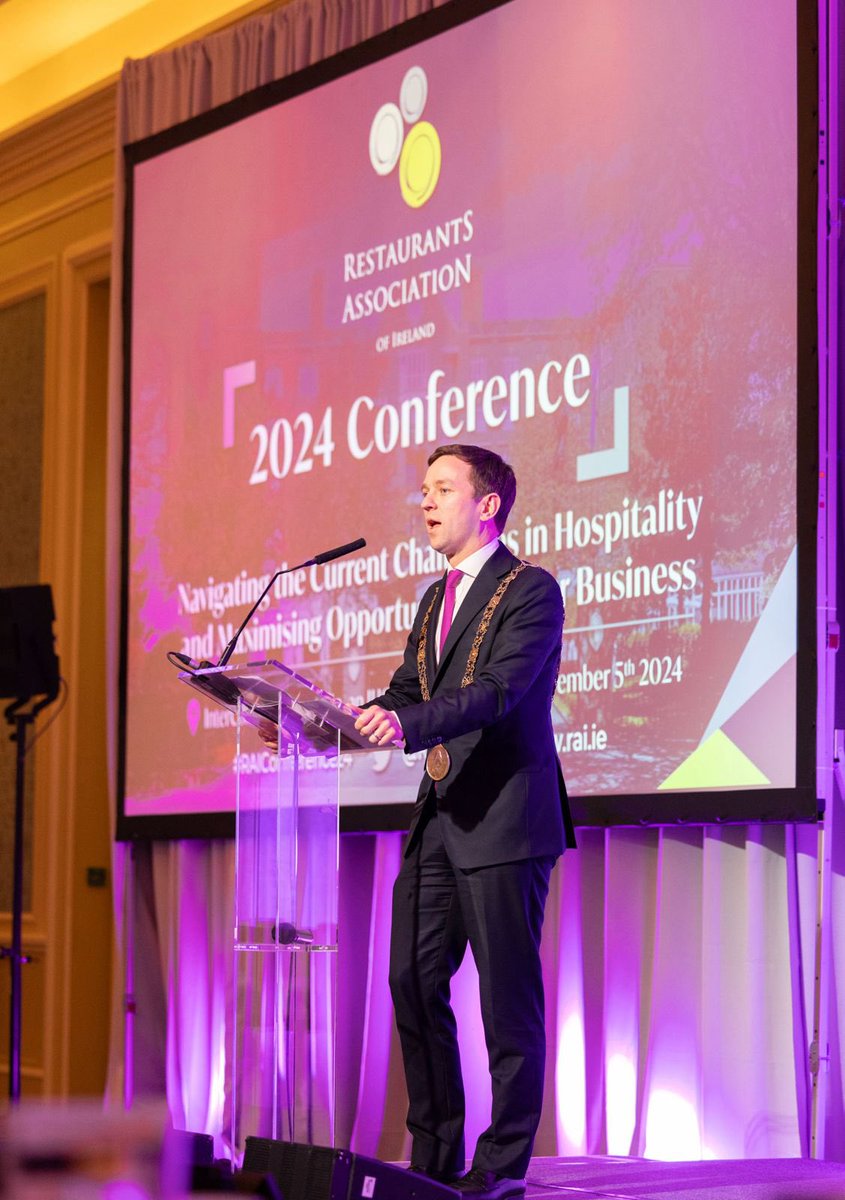 “Small businesses are the biggest providers of employment in Ireland. We need a strategy that champions that sector at a national level,” said Lord Mayor of Dublin, James Geoghegan, as he opened our 2024 Annual Conference 

#RAIConference24