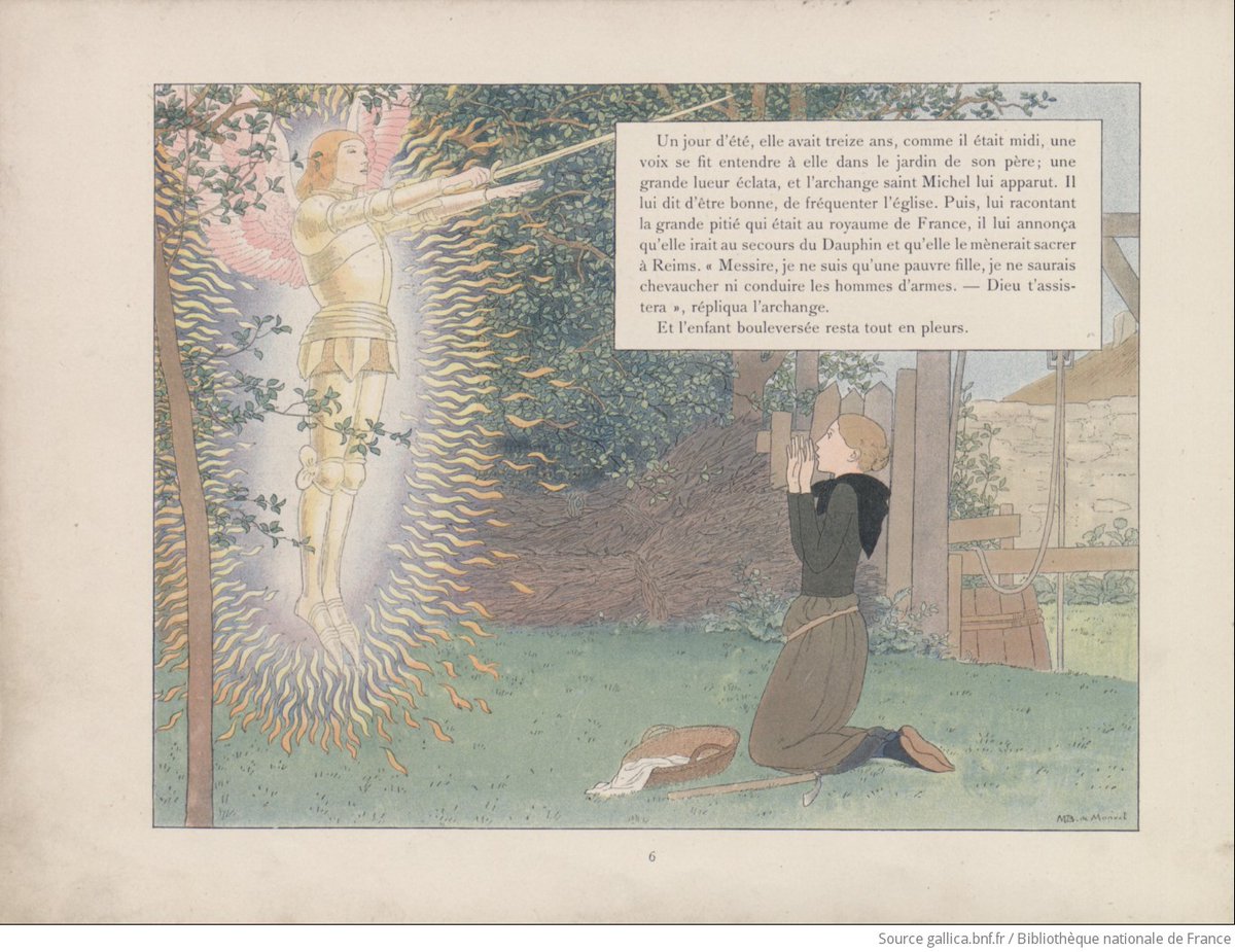 JulotduLac's tweet photo. Boutet de Monvel's Joan of Arc (1896) https://t.co/S6FQY9MNOV