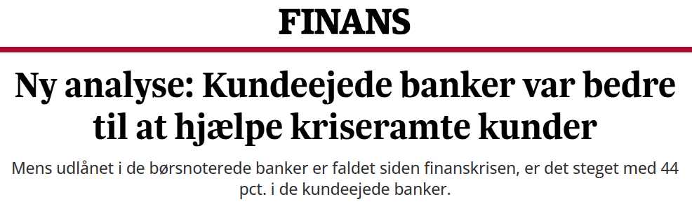 Demokratiske banker klarer sig godt. De har både mindsket effekten af finanskrisen i 2008 og vinder markedsandele. Det viser vores nye undersøgelse af danske banker.
#dkpol #finans #demokratiskerhverv #demobizz  #dkbiz
