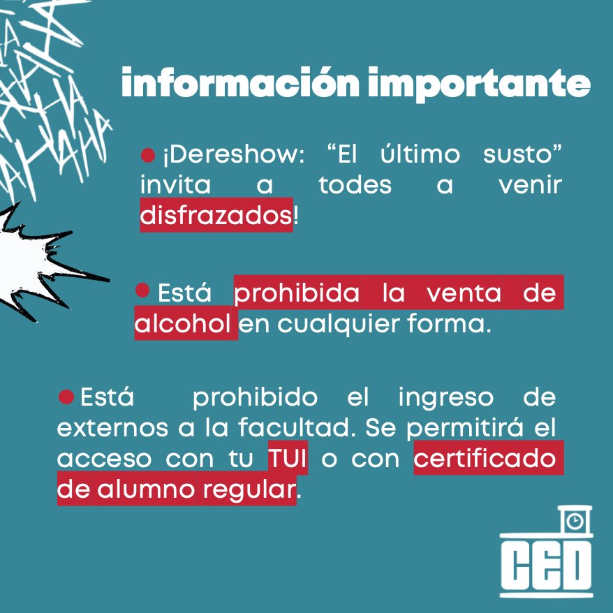 ced_uchile's tweet photo. ¡Dereshow; el último susto!🎃👻 https://t.co/e8FV9VYZTz