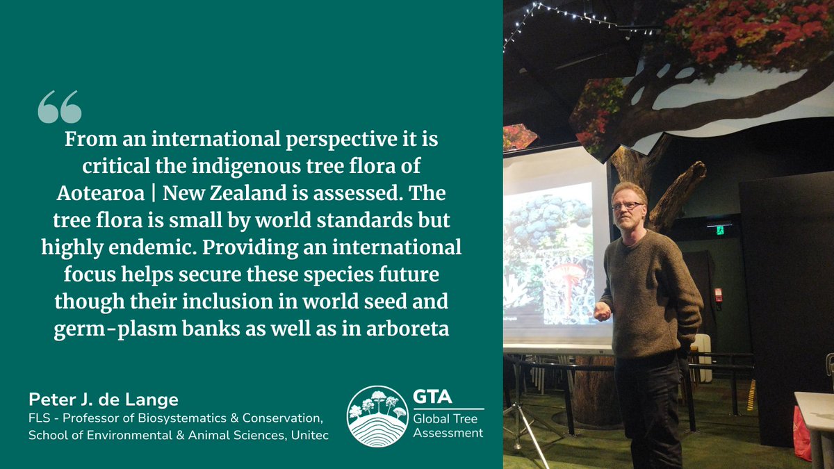 GlobalTreeAssessment (@gta_gtsg) on Twitter photo Professor Peter de Lange (<a href="/UnitecNZ/">Unitec</a>) has worked with <a href="/GTA_GTSG/">GlobalTreeAssessment</a> to produce <a href="/IUCNRedList/">IUCN Red List</a> assessments for the indigenous trees of Aotearoa | New Zealand based on their New Zealand Threat Classification System status. Professor Peter de Lange (<a href="/UnitecNZ/">Unitec</a>) has worked with <a href="/GTA_GTSG/">GlobalTreeAssessment</a> to produce <a href="/IUCNRedList/">IUCN Red List</a> assessments for the indigenous trees of Aotearoa | New Zealand based on their New Zealand Threat Classification System status.