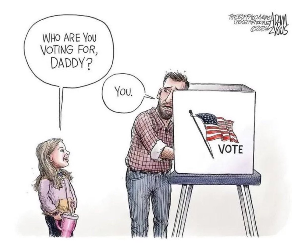 Basil Seggos🇺🇸🇺🇦 (@basilseggos) on Twitter photo Today’s the day. No matter what, make a plan to vote. Find your polling place: vote.org/polling-place-….
For me the choice is simple: #HarrisWalz2024. The stakes couldn’t be higher for our country, our democracy and our planet. The great <a href="/adamzyglis/">Adam Zyglis</a> captures it perfectly. #vote Today’s the day. No matter what, make a plan to vote. Find your polling place: vote.org/polling-place-….
For me the choice is simple: #HarrisWalz2024. The stakes couldn’t be higher for our country, our democracy and our planet. The great <a href="/adamzyglis/">Adam Zyglis</a> captures it perfectly. #vote