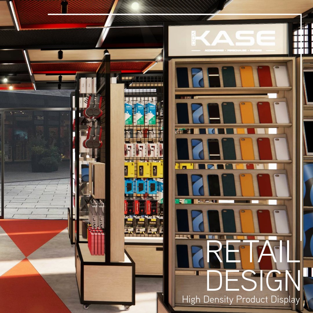 Creed Design (@creed_design) on Twitter photo This kiosk concept for a phone accessories retailer utilises high density product display & storage. Design solutions that avoid clutter & offer simplicity were essential in the designs success.
#retaildesign  #retailconcept #shopdesign #retaildisplay #commercialdesign This kiosk concept for a phone accessories retailer utilises high density product display & storage. Design solutions that avoid clutter & offer simplicity were essential in the designs success.
#retaildesign  #retailconcept #shopdesign #retaildisplay #commercialdesign