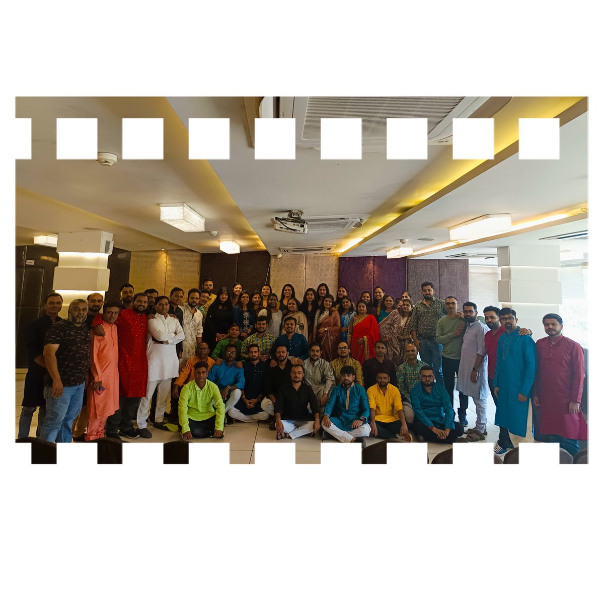 MaanyaWeb's tweet photo. 🎉 Diwali Vibes at the Office! 🎉

We celebrated Diwali in style this year with vibrant traditional outfits, festive décor, and a delicious team lunch to bring in the warmth of the season! 🌺✨ 
#DiwaliAtWork #FestivalOfLights #OfficeCelebration #TraditionalVibes #Diwali2024 https://t.co/AUFDdXJT9e