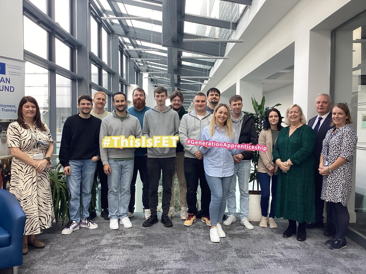 FastrackintoIT's tweet image. Meet our newest Tech Apprentices 👋 
 
Last week, we welcomed a brand new intake of #SoftwareDevelopment Associate Apprentices into Tallaght Training Centre! 👏
 
An exciting time for these new tech apprentices as they embark on this journey! #TechApprenticeship #FastrackintoIT