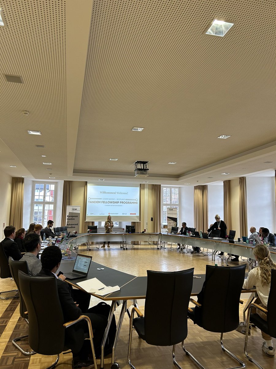 European Centre for Advanced Studies (@ecas_academia) on Twitter photo #FellowConference2024
The second day has started! Judith Crämer, Deputy Managing Director & Senior Academic Coordinator at ECAS, is welcoming the attendants.
#TandemFellowshipProgramme 
#LeadinginExcellentResearch #FellowConference2024
The second day has started! Judith Crämer, Deputy Managing Director & Senior Academic Coordinator at ECAS, is welcoming the attendants.
#TandemFellowshipProgramme 
#LeadinginExcellentResearch