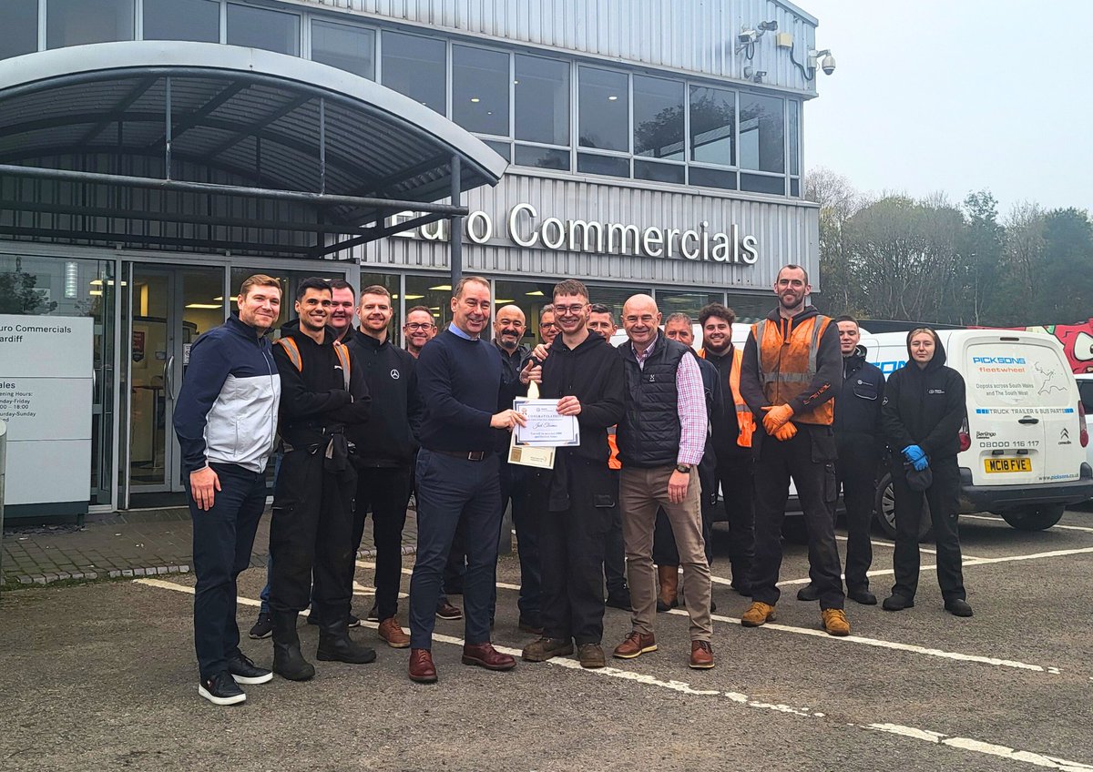 Euro Commercials (@eurocommercials) on Twitter photo A huge congratulations to our very own Joel Thomas for passing his apprenticeship! We are extremely proud and its amazing to see the whole team celebrating with him. Well done Joel!
#eurocommercials #teamEuros #mbapprentice #vehicletechnician
#Congratulations #welldeserved A huge congratulations to our very own Joel Thomas for passing his apprenticeship! We are extremely proud and its amazing to see the whole team celebrating with him. Well done Joel!
#eurocommercials #teamEuros #mbapprentice #vehicletechnician
#Congratulations #welldeserved