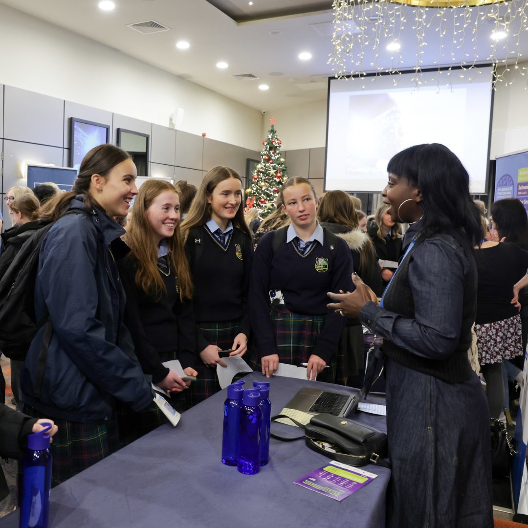 FastrackintoIT's tweet photo. Just two weeks to go to our annual #FemalesinTech Expo on the 20th of November in the Green Isle Hotel in Dublin!
#Students will:
🤝 Meet leading companies
🚀 Explore diverse #career paths
🤖 Test out our Robotic Cars and VR headsets!
Register today: lorrainekeane@fit.ie 📧 https://t.co/TvQni4rlCO