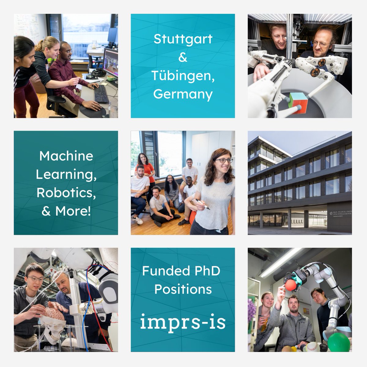 Just 10 days to go! Join our elite IMPRS-IS doctoral program - a partnership with MPI-IS, @uni_stuttgart &amp; <a href="/uni_tue/">Universität Tübingen</a>! Apply here: imprs.is.mpg.de/applicationApp… Deadline to apply: November 15, 2024