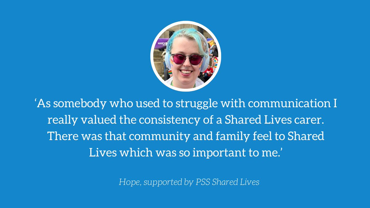 #SharedLives is personalised support for adults like Hope, who need a bit of extra support to live their most independent life. You don't need qualifications to be a carer - just enough room in your home and your heart - we'll train you up.

🔗 Link in bio

#AdultSocialCare