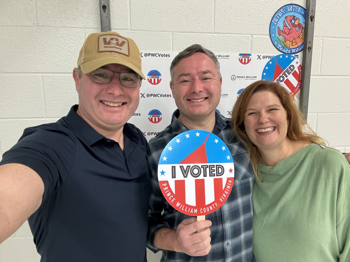 Beautiful Election Day! Feeling great about <a href="/YVindman/">Eugene Vindman</a> ‘s congressional race!!