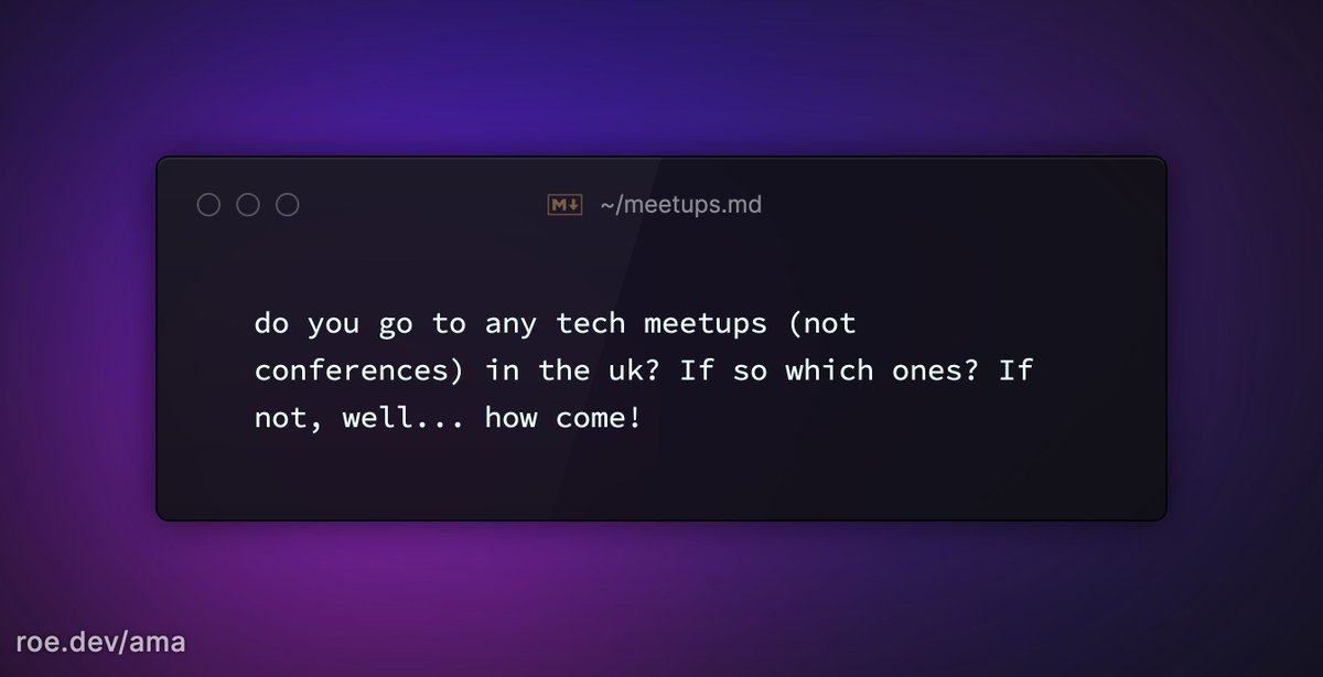 danielcroe's tweet image. absolutely! I go every month to @EdinburghJS, and sometimes @glasgow_js. (check out @scottechclub...)

I also go to other meet-ups sometimes ... hit me up if you ever want me to come speak (doesn&apos;t have to be about Nuxt). 🙏

#ama