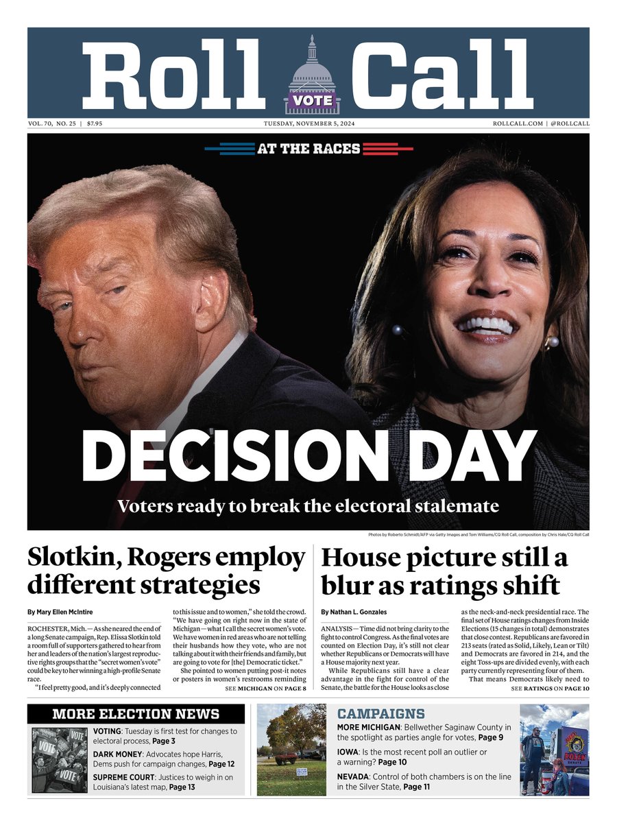 Today's front page — November 5, 2024: