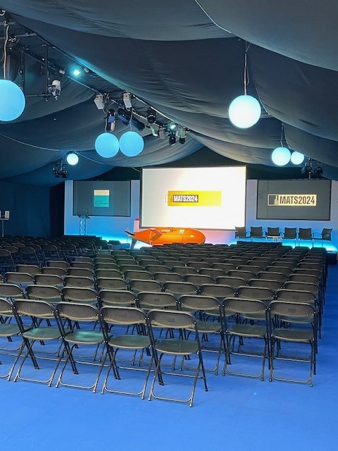 30 minutes to go before we start <a href="/NOCnews/">National Oceanography Centre</a>  MATS 2024, the stage is set, the presentations are ready and the exhibitors raring to go! there is still time to grab one day tickets for Wednesday and Thursday noc-events.co.uk/mats-2024