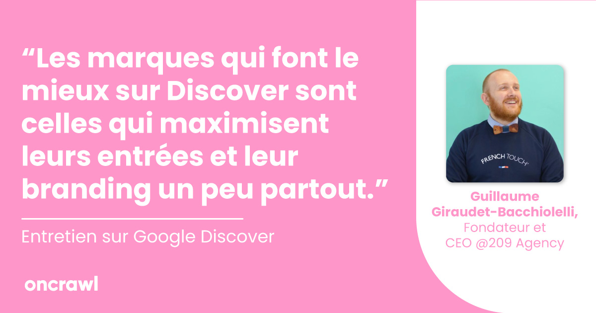 Oncrawl (@oncrawl) on Twitter photo 🔔 Interview x Guillaume Giraudet-Bacchiolelli
Optimisez votre contenu pour Google Discover ! Ne manquez pas les conseils exclusifs de <a href="/Gis/">Guillaume Giraudet-Bacchiolelli</a> pour maximiser la visibilité de vos articles.
🇺🇸 English subtitles available
🇫🇷 : bit.ly/3NUZ2mZ 🔔 Interview x Guillaume Giraudet-Bacchiolelli
Optimisez votre contenu pour Google Discover ! Ne manquez pas les conseils exclusifs de <a href="/Gis/">Guillaume Giraudet-Bacchiolelli</a> pour maximiser la visibilité de vos articles.
🇺🇸 English subtitles available
🇫🇷 : bit.ly/3NUZ2mZ
