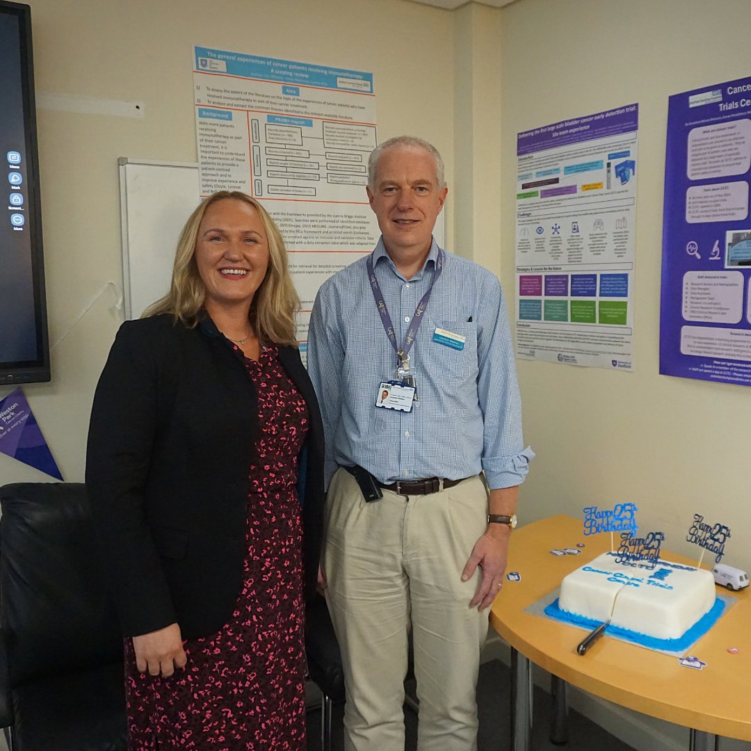 WPCancerCharity's tweet photo. Celebrating 25 years of pioneering research at Weston Park Cancer Centre 🎉

Over the past quarter-century, the CCTC has conducted 1,048 clinical trials involving 18,260 patients 👏💜 @WestonParkCC @sheffielduni

Read more: https://t.co/TQOuVK15KV https://t.co/uBf7fB93nQ