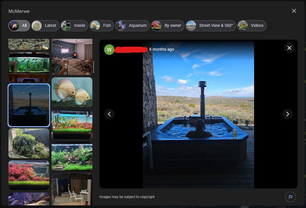 Looking at photos for a local aquatics store and some dude has accidentally uploaded 100 vacation photos