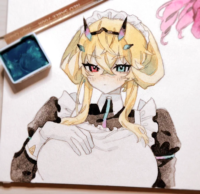 キャストリアとメリュ子とバゲ子 