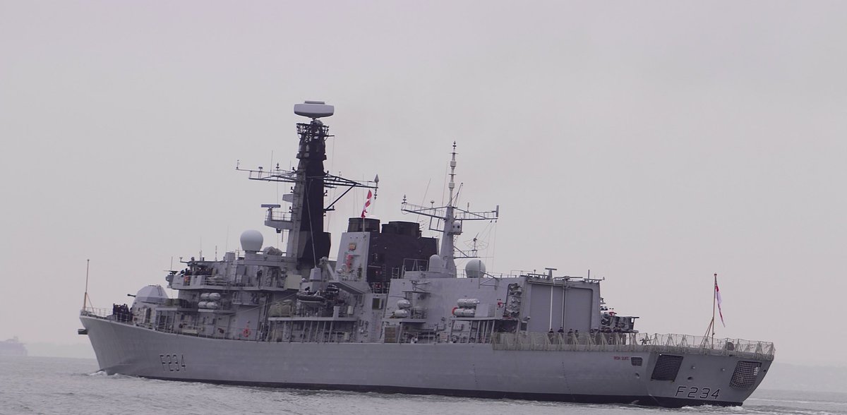 👋📸 <a href="/HMSIronDuke/">HMS Iron Duke</a> leaving Portsmouth this morning <a href="/NavyLookout/">Navy Lookout</a> <a href="/ForcesNews/">BFBS Forces News</a> <a href="/WarshipCam/">WarshipCam</a> <a href="/UKForcesTracker/">UK Forces Tracker</a> <a href="/FredsDotW/">Freddie Webb</a> <a href="/HMNBPortsmouth/">HMNB Portsmouth</a> <a href="/BBCRadioSolent/">BBC Radio Solent</a> <a href="/georgeemmett8/">George Emmett</a>  <a href="/UKDefJournal/">UK Defence Journal</a>
