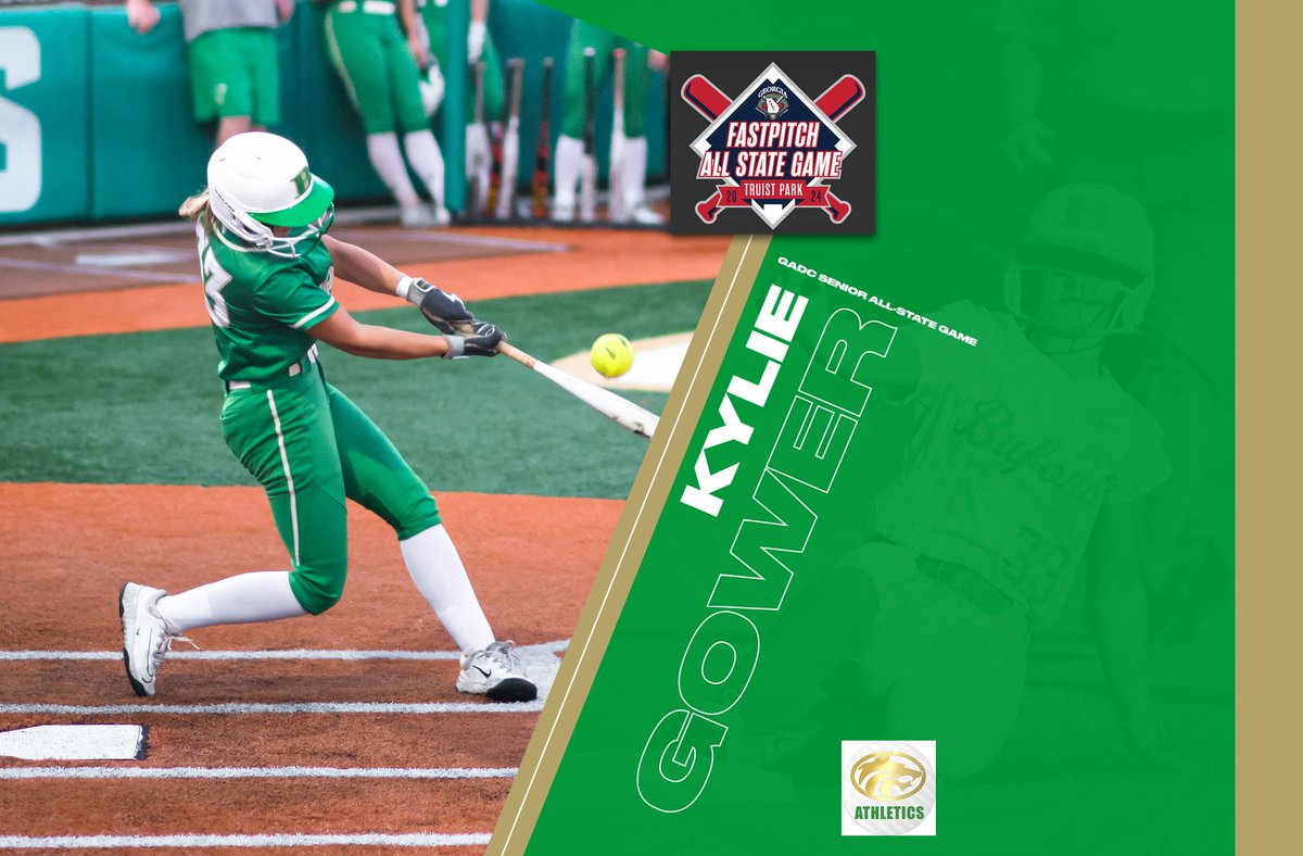 BWolvesSoftball's tweet photo. Congratulations to our Senior 2nd baseman @kylie_gower for being selected to participate in the 2024  GADC All-State game to be played at Truist Park this coming Saturday, November 9th. We are proud of you, and so happy to be able to see you play in Green &amp; Gold one more time. https://t.co/Dnkv8lpm44