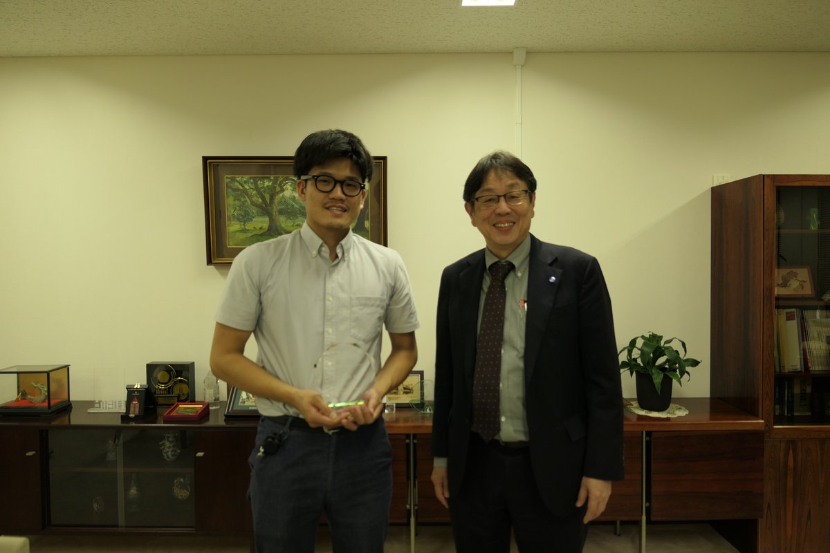 RobotManipLab's tweet image. 清川拓哉助教がシグマグローバルエンジニアリングサイエンス賞を受賞されました.