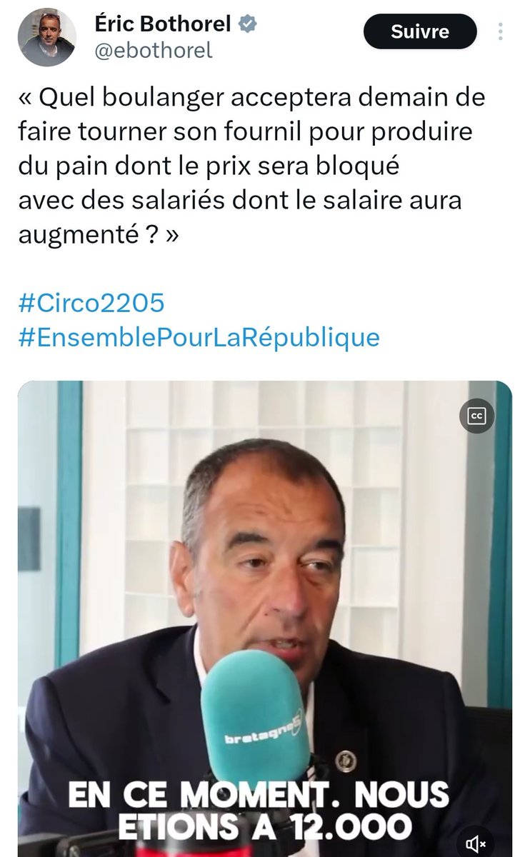 Babar_le_Rhino's tweet photo. Les macronistes :
Si on augmente le SMIC, les prix vont exploser et les boulangers vont tous couler 💀

Un boulanger :
Ok je mets le salaire minimum à 2000 euros, la semaine de 4 jours et 10 semaines de congés payés 💆 https://t.co/3PU967FcOO