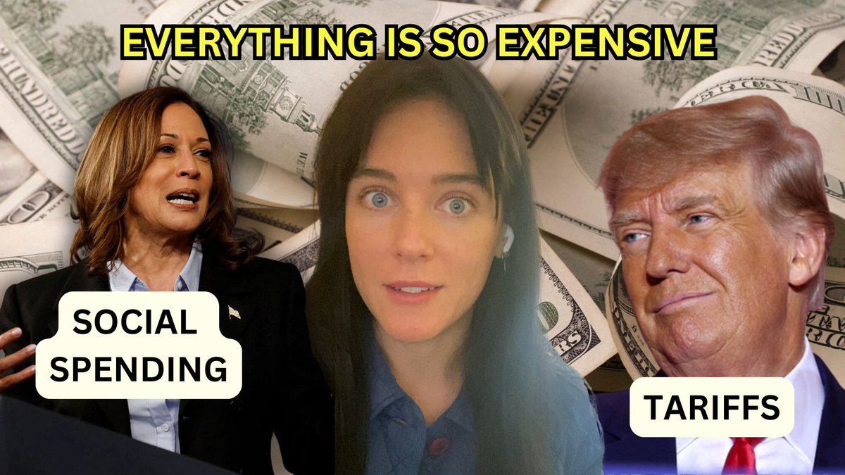 kylascan's tweet photo. What are the economic policy proposals of each candidate? I have a new video up on who is spending whatm how they plan to pay for it, and what each economic future would look like, depending on who wins. 

The CRFB put together a fantastic analysis on this - over ten years, the proposals from Harris will increase the debt by ~$4T. Trump will increase it by ~$7T. Harris is better for the long-term strength of the economy, especially through the lens of spending. 

Both candidates have very different spending plans- Harris has a lot of social spending, Trump has tax cuts. They also have very different ways to pay for things - Trump loves tariffs*, Harris likes taxes. 

Harris is a lot of social spending - she plans to extend tax cuts for those making < $400k, expand CTC and EITC, expand the ACA, supporting affordable housing, no tax on tips, raise minimum wage, support small businesses, improve border security, expand pre-K and childcare, establish paid family and medical leave, and support education. This will cost ~$7.6T

She will pay for this through increasing the corporate tax rate from 21% to 28%, increasing taxes on capital income, NIIT, and raising the medicare payroll surtax, reforming international tax rules, and lowering prescription drug costs. This will generate ~$4.2T

This will cost about ~$550b in higher interest payments. So in total, her plan costs $7.6T - $4.2T + $550b = $3.9T (Penn Wharton estimates $1.2T)

Trump is a lot of tax cuts. He will extend and modify the TCJA, costing $5.35T, exempt overtime income from taxes, end taxation of social security benefits, lower corp tax rate to 15% for domestic manufacturers, other tax breaks, strengthen the military, secure the border, provide credits to first-time homebuyers, pay for IVF, and improve long term care. This will cost $10.4T.

He will pay for this through 10-20% flat tariffs + 60% tariff on China (which as we know from @Brendan_duke will cost the avg American about ~$4000). This is expected to generate $2.7T. He also wants to reverse current energy/environment policies, reduce fraud, and end the department of education. This will all together will generate $3.7T. 

This will cost $1T in higher int payments.  So in total, his plan costs $10.4T - $3.7T + $1T = $7.7T (Penn Wharton estimates $5.8T)

So Trump is spending a lot more, but his policies benefit fewer people. According to ITEP, the average tax changes vary widely between the two candidates’ plans. For example:

The middle fifth of Americans would receive an average tax cut of $1,980 under Harris’ plan and an average tax increase of $1,530 under Trump’s plan.

The bottom fifth of Americans would receive an average tax cut of $1,130 under Harris’ plan and an average tax increase of $790 under Trump’s plan.

The top 1 percent of Americans would receive an average tax increase of $121,460 under Harris’ plan and an average tax cut of $36,320 under Trump’s plan

These are all ballpark numbers. In the video I go into more detail about the economic impact of raising the deficit and the breakdown of what this spending could look like for the future. It's a great election day watch because I am sure everyone wants to hear about deficits right now and wants to think in decades instead of days. Great.