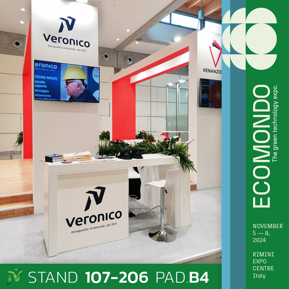 🌎Da oggi all'8/11 siamo a Ecomondo! Scoprite le nostre soluzioni per una gestione dei rifiuti sostenibile. 📍 Pad. B4, Stand 107-206 
#NicolaVeronicosrl #Ecomondo2024 #Sostenibilità