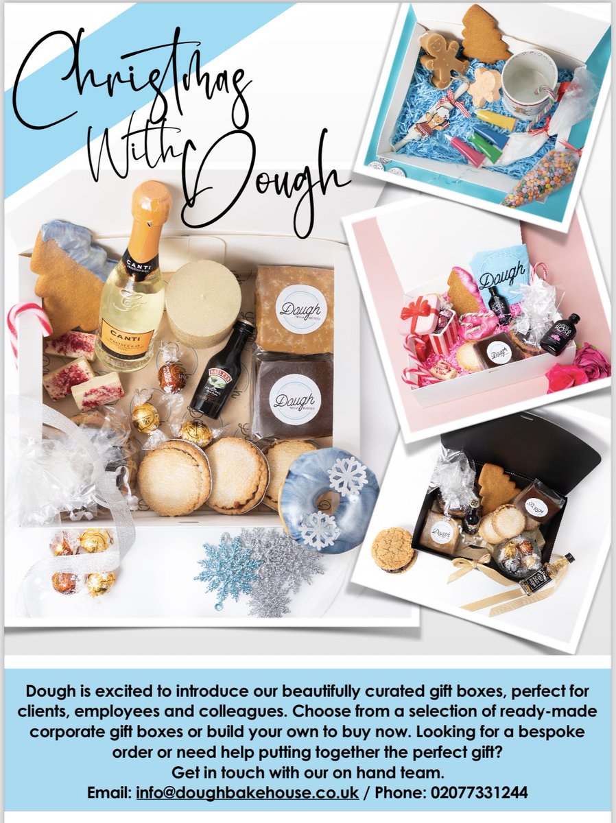 Spread the Joy This Season with Our Festive Gift Boxes from Dough Bakehouse!
Looking for the perfect gift to delight friends, family, or corporate clients? 
Get your orders in now! contact me for personalised client orders or orders for your teams/customers!