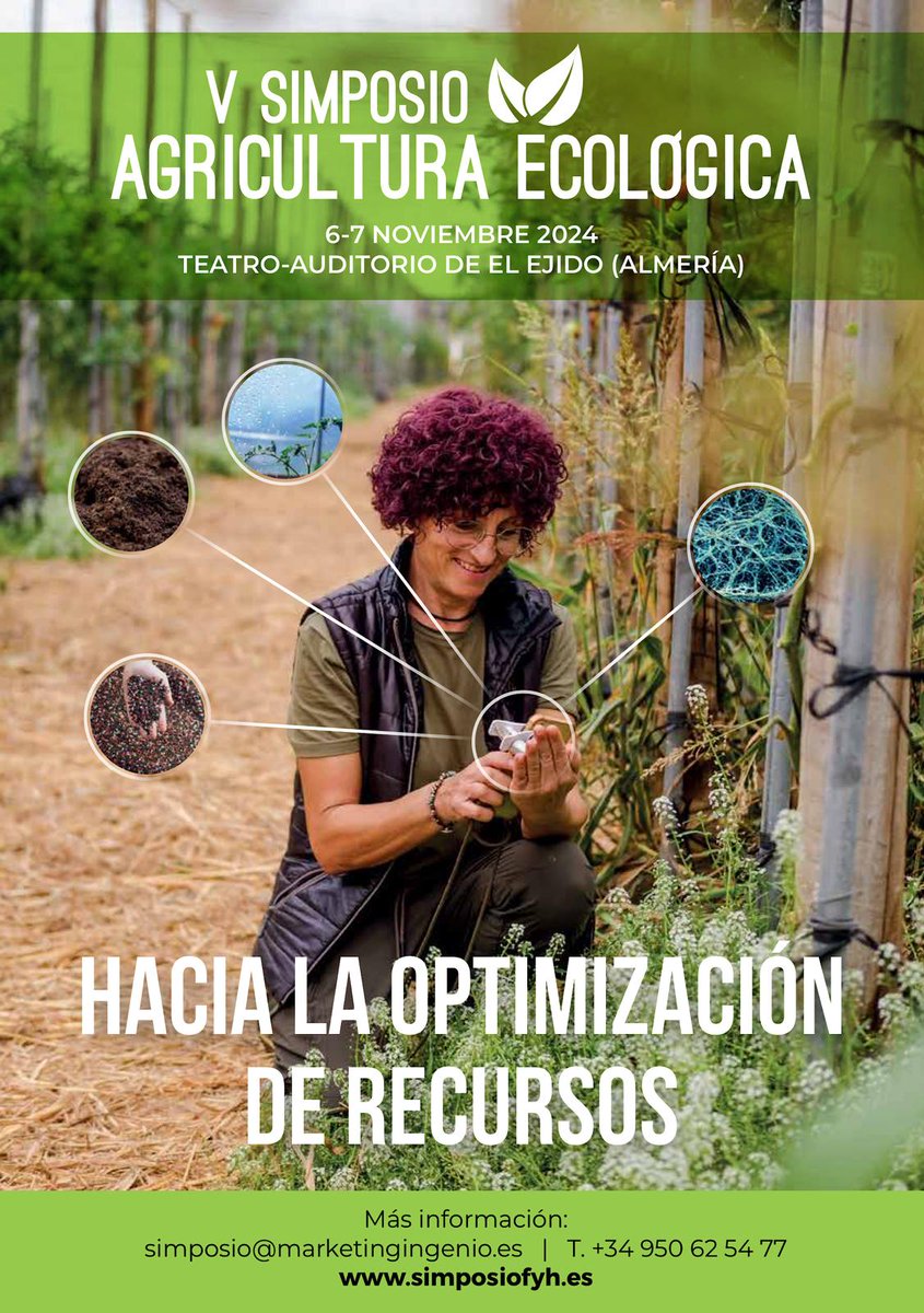 Vellsam coorganiza el V Simposio de Agricultura Ecológica los días 6 y 7 de noviembre en El Ejido

⬇️ Más info
vellsam.com/vellsam-coorga…

--

Vellsam co-organizes the V Symposium on Organic Farming on November 6 and 7 in El Ejido

⬇️ More info
vellsam.com/en/vellsam-co-…