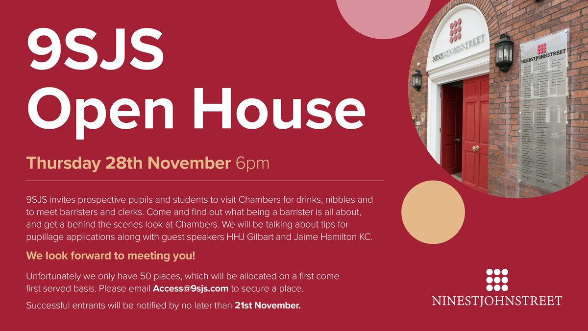 9StJohnStreet's tweet photo. Register now for our @9StJohnStreet Open House event. 

Spaces are limited so be sure to not miss out! https://t.co/QchgXjSRMm