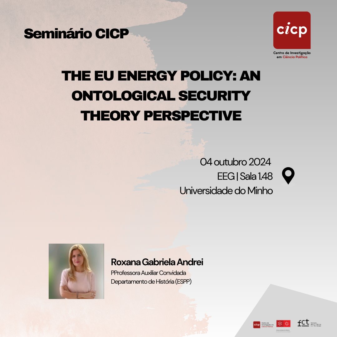 Although it was a while ago, it is still necessary to thank Roxana Andrei, Ph.D. for her excellent seminar at #Cicp. 
Collaboration with outstanding scholars is a key asset for us and we are keen on expanding our already existing network beyond #Portugal and #EU