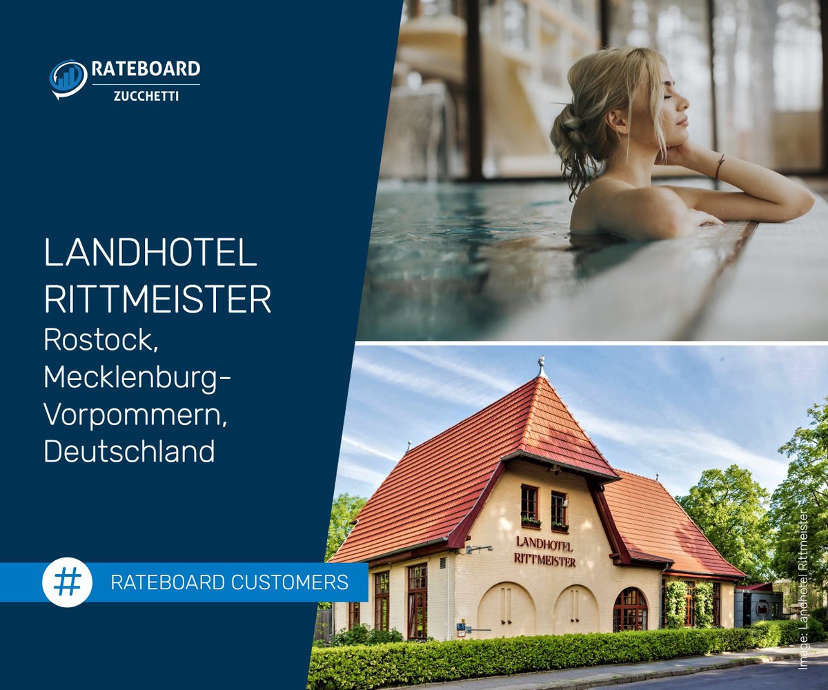 Wir freuen uns sehr, das **Landhotel Rittmeister** in unserer RateBoard-Familie willkommen zu heißen! 🏨✨

Zwischen Stadt und Strand gelegen, bietet dieses Erwachsenen-Hotel eine idyllische Kombination aus Naturerlebnis und urbaner Nähe. 🏖️🌳

#Neukunde #HotelPartner #HotelLove