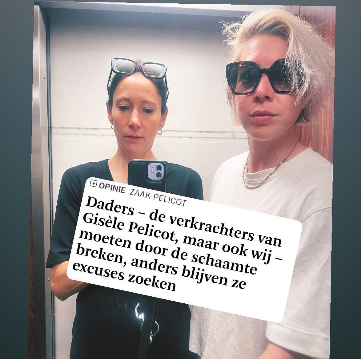 "Daders – de verkrachters van Gisèle Pelicot, maar ook wij – moeten door de schaamte breken, anders blijven ze excuses zoeken" 
standaard.be/cnt/dmf2024110…