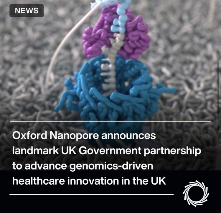 Aaron Pomerantz, PhD (@aaronpomerantz) on Twitter photo Incredible milestone: <a href="/nanopore/">Oxford Nanopore</a> announces landmark UK Government partnership to advance genomics-driven healthcare innovation in the UK
Initial program will launch rapid pathogen-agnostic surveillance across 30 NHS sites for public health & biosecurity
nanoporetech.com/news/oxford-na… Incredible milestone: <a href="/nanopore/">Oxford Nanopore</a> announces landmark UK Government partnership to advance genomics-driven healthcare innovation in the UK
Initial program will launch rapid pathogen-agnostic surveillance across 30 NHS sites for public health & biosecurity
nanoporetech.com/news/oxford-na…