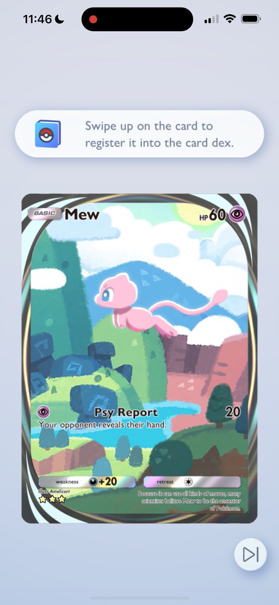 Finally got the secret mission mew!
#PokemonCardPocket