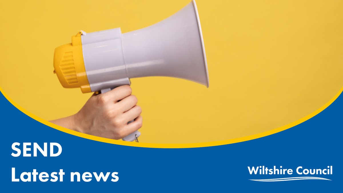 Wiltshire Council #WiltshireTogether (@wiltscouncil) on Twitter photo Does your child have SEND?
We're holding an online webinar on Fri 15 Nov from 1pm-2pm for families to share their views and help prioritise changes.
Questions and points can also be sent in advance to communications@wiltshire.gov.uk.
Link to join 👉🏼 orlo.uk/b1zV5 Does your child have SEND?
We're holding an online webinar on Fri 15 Nov from 1pm-2pm for families to share their views and help prioritise changes.
Questions and points can also be sent in advance to communications@wiltshire.gov.uk.
Link to join 👉🏼 orlo.uk/b1zV5